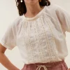 agnes blouse | off white-By bar Cheap