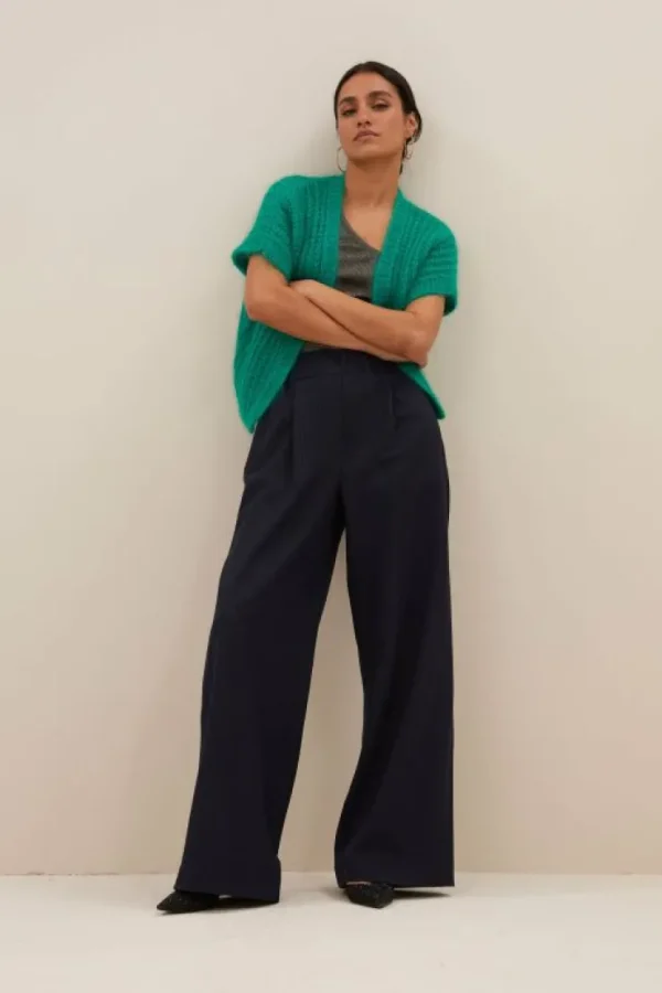anna cardigan | bright green-By bar Online