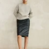 basic leather skirt | -By bar New