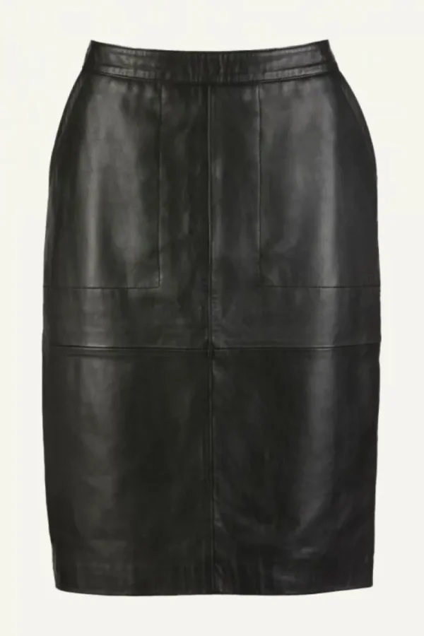 basic leather skirt | -By bar New