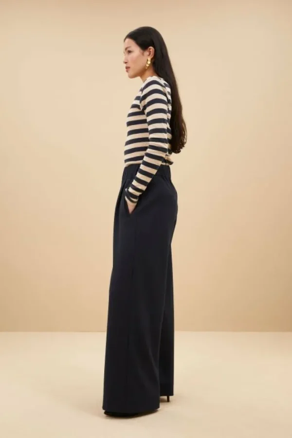basic ls big stripe top | -By bar New