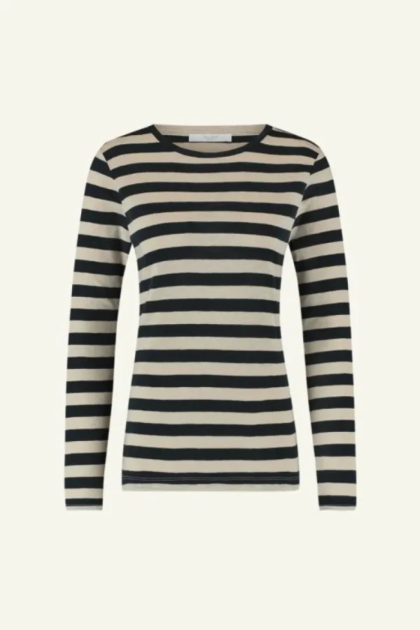 basic ls big stripe top | -By bar New