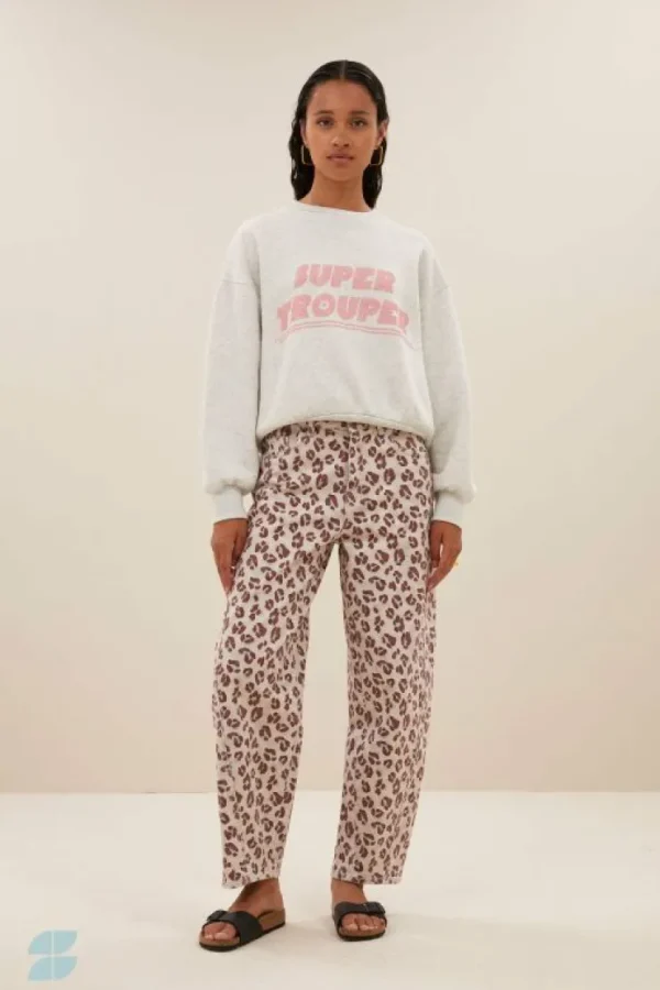 begum pink cheetah pants | pink cheetah print-By bar Best
