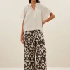 benji brown batik pants | brown batik-By bar Best