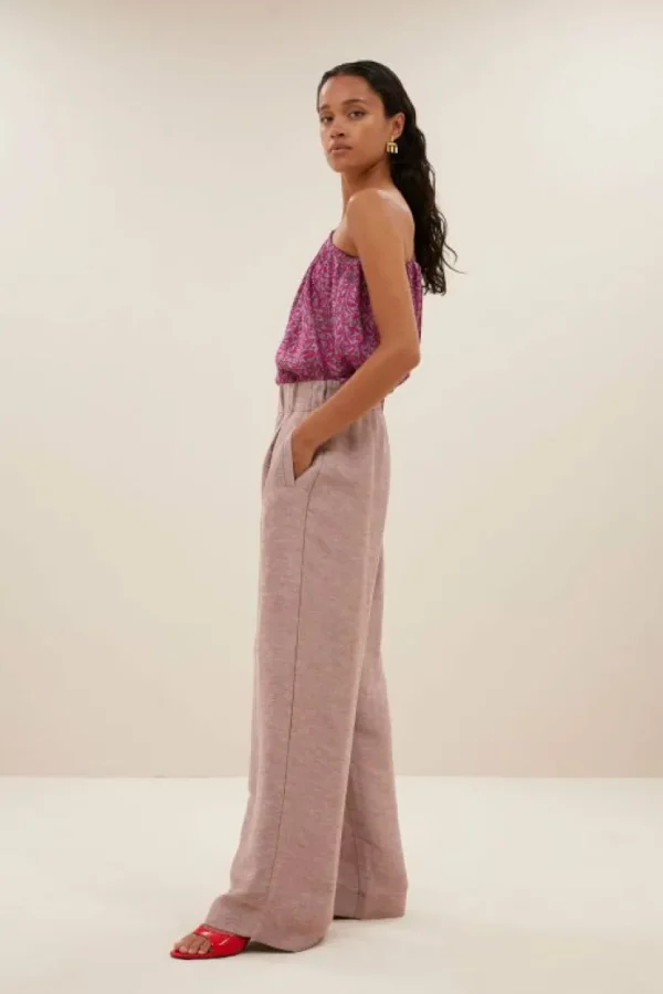 benji gloss pants | mellow rose-By bar Best Sale