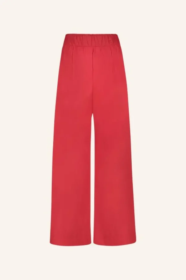 benji poplin pants | lipstick-By bar Best Sale