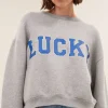 bibi lucky sparkle sweater | grey melee-By bar Clearance