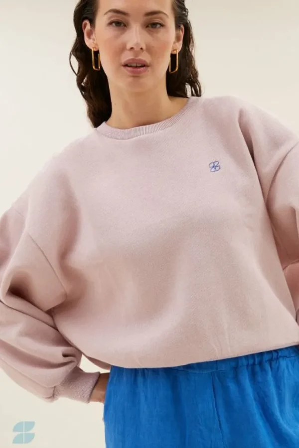 bibi sparkle sweater | light pink-By bar Fashion