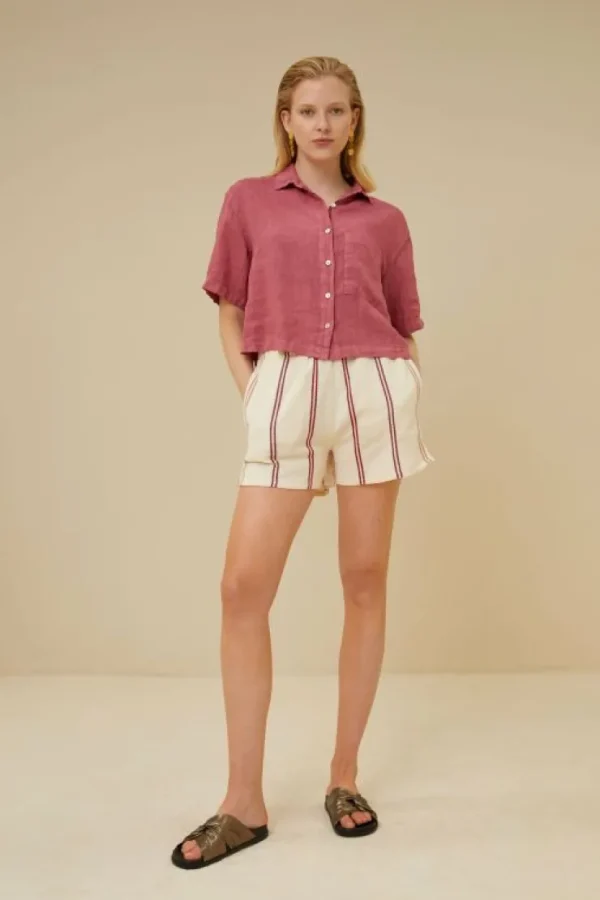 cris linen blouse | -By bar New