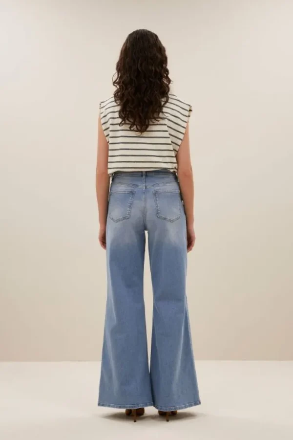 diede breton stripe top | black breton stripe-By bar New