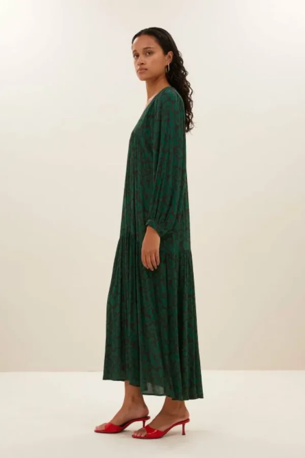 hayley spotted dress | spotted print-By bar Sale