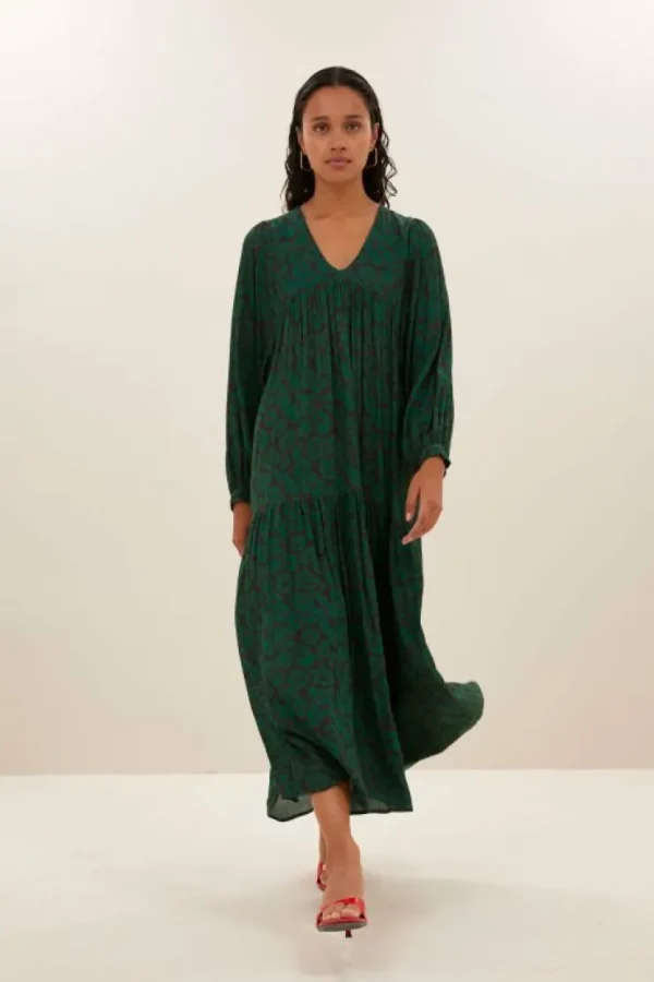 hayley spotted dress | spotted print-By bar Sale