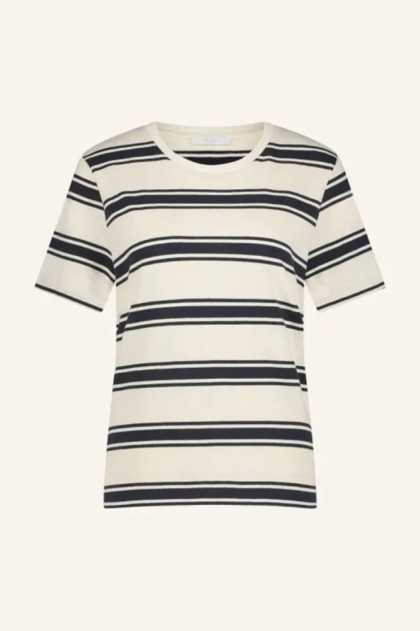 hope stripe top | navy grain stripe-By bar Shop