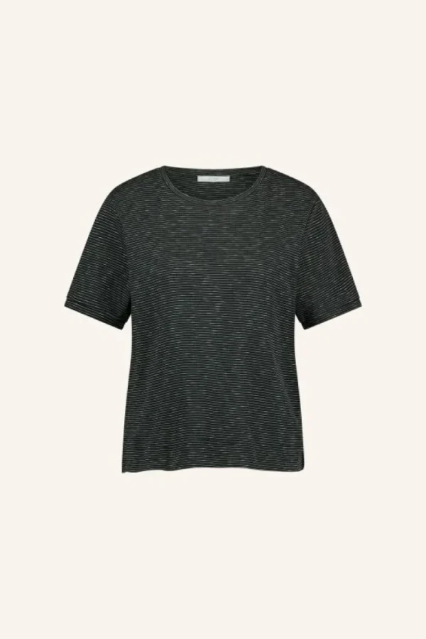 hope thin stripe top | jet black-By bar Best