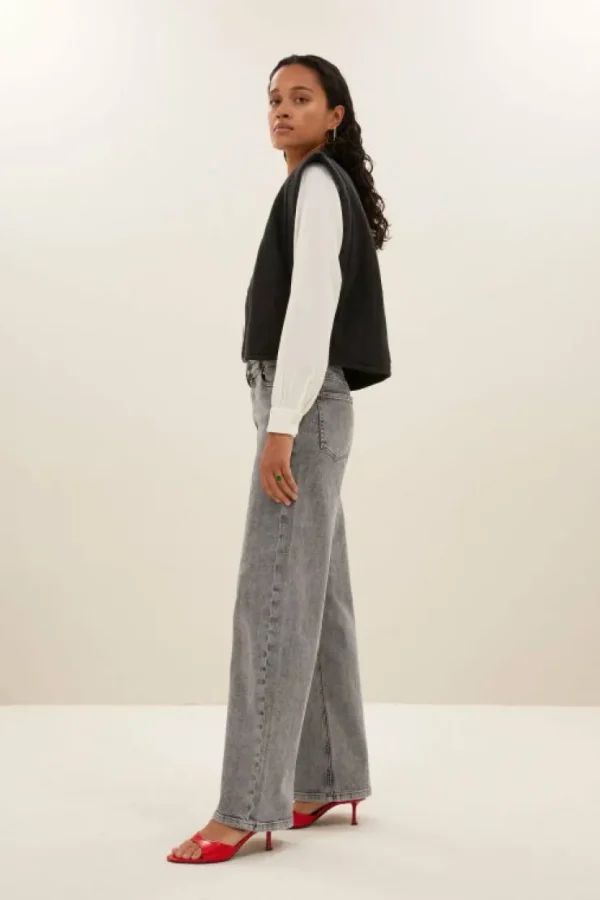 isla embroidery jacket | jet black-By bar Sale