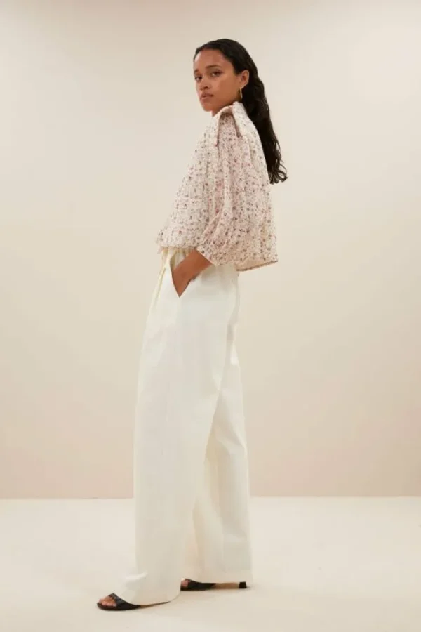 isla flower jacket | little flower print-By bar Discount