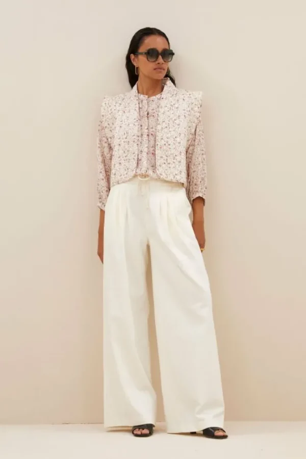 isla flower jacket | little flower print-By bar Discount