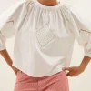 iva blouse | off white-By bar Fashion