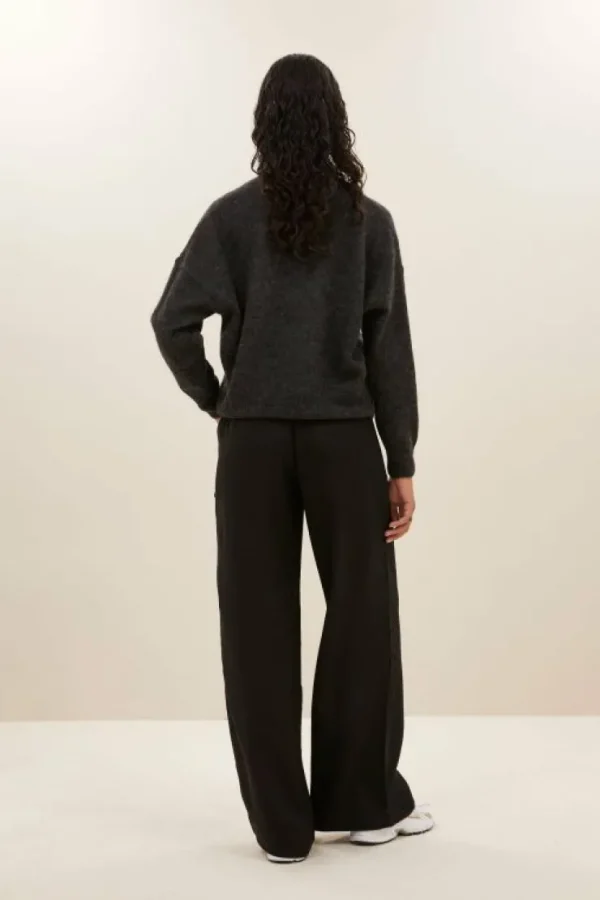 izzy pullover | dark grey melee-By bar Shop