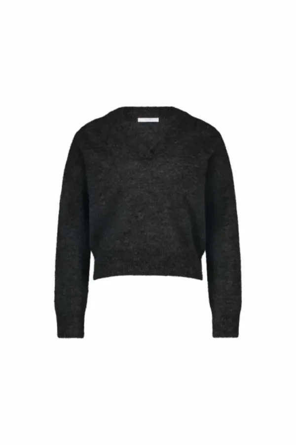 izzy pullover | dark grey melee-By bar Shop