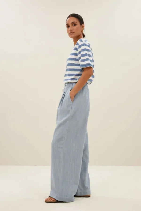 jaxx cayambe pants | light denim-By bar Outlet