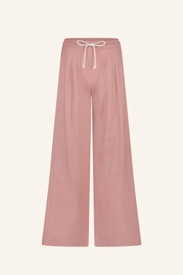 jaxx twill pants | old pink-By bar Best Sale