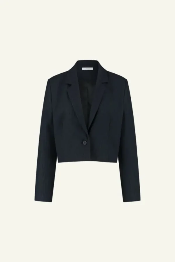 jody stripe blazer | dark navy-By bar Cheap