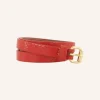julie snake belt | poppy red-By bar Fashion