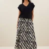 juta shade skirt | shade print-By bar Cheap