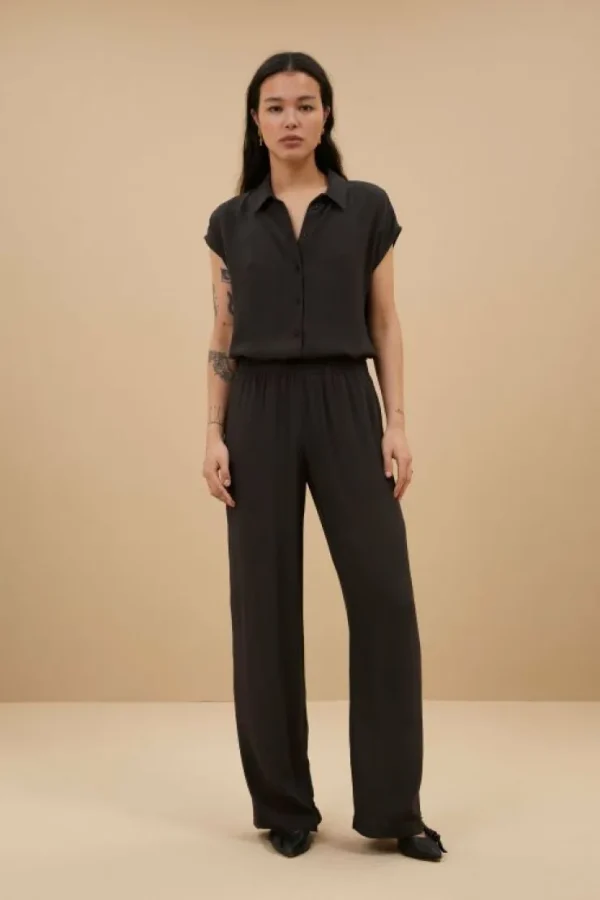 kiek viscose top | cafe noir-By bar Flash Sale