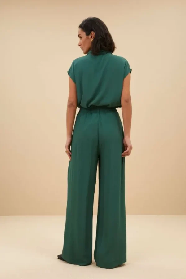 kiek viscose top | deep green-By bar Cheap