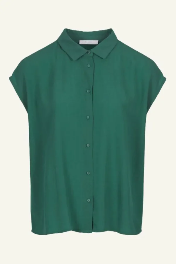 kiek viscose top | deep green-By bar Cheap