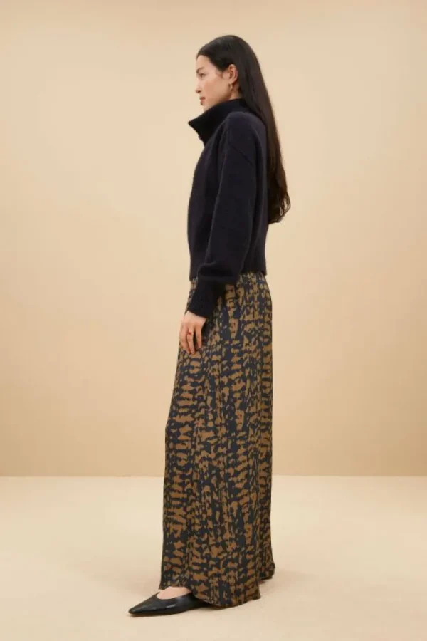 lien painting skirt | painting print-By bar Outlet