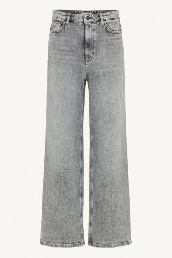 lina pant | grey denim-By bar Hot