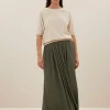 linde skirt | mulled basil-By bar Cheap