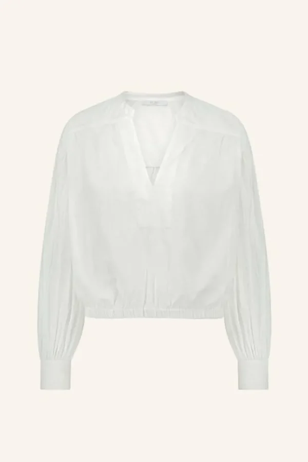 linn blouse | off white-By bar New