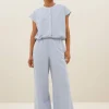 lode stripe blouse | blue seer stripe-By bar Store
