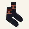 logo sparkle socks | poppy red-By bar Discount