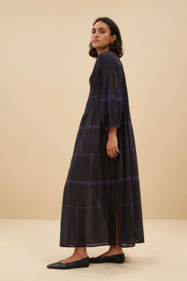 loulou square dress | square print-By bar Outlet