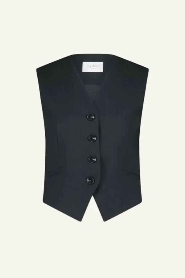 lynn pinstripe gilet | -By bar Store