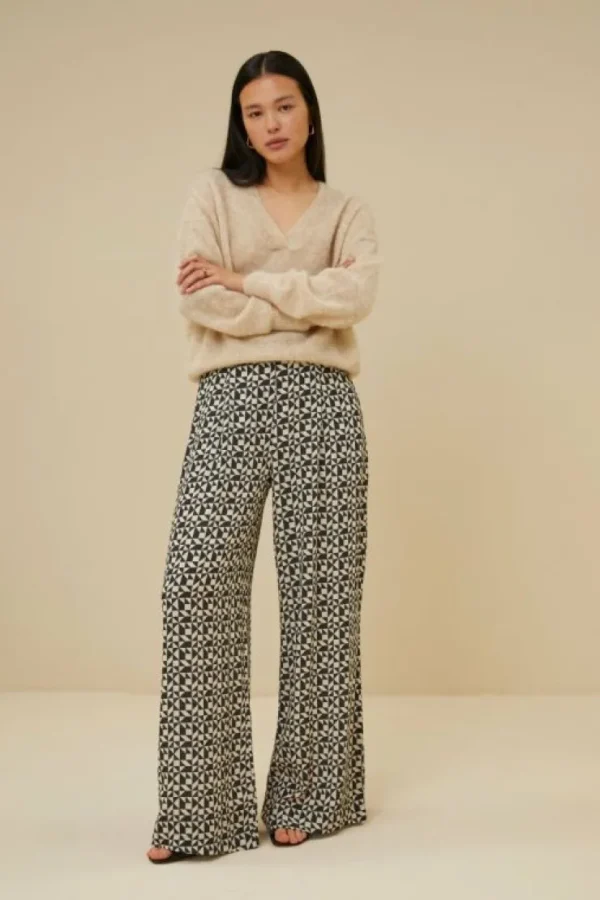 mara graphic pant | graphic print-By bar Flash Sale