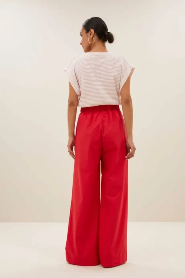 mason small flame stripe top | rose flame stripe-By bar Shop