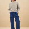 mees cord pants | bright oil blue-By bar Discount
