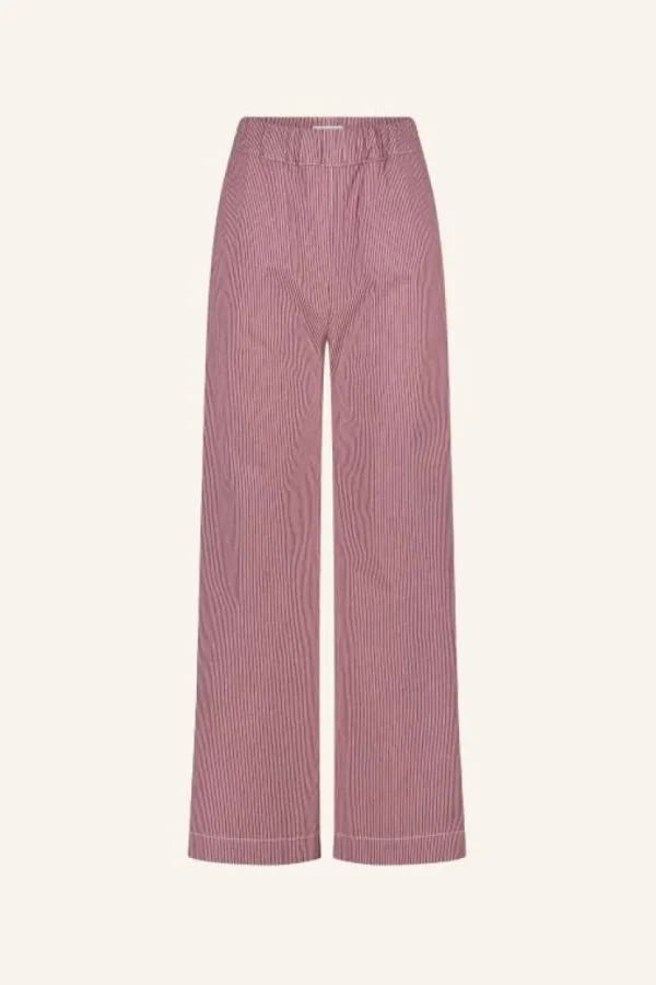 neal stripe pants | cherry milky stripe-By bar Discount