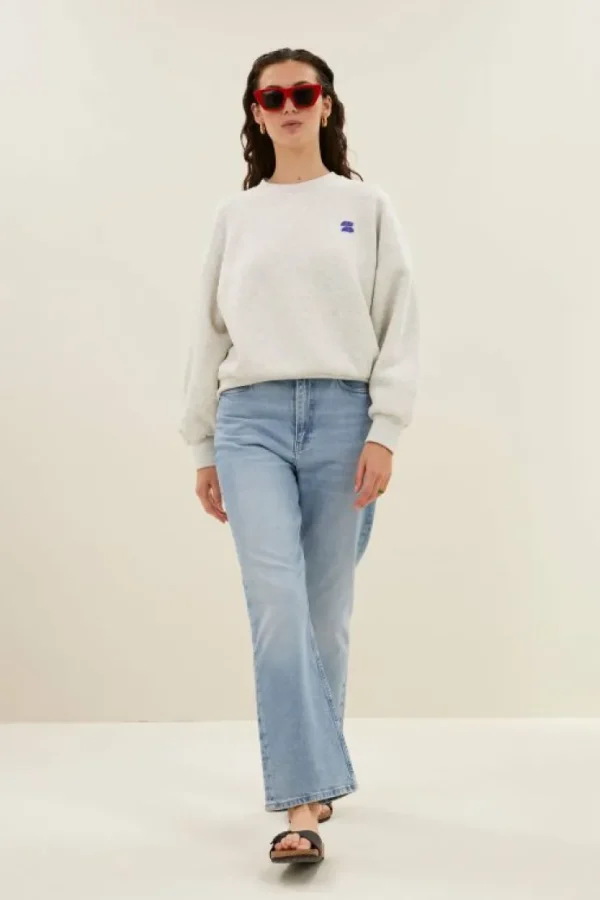 nene denim pants | light denim-By bar Store