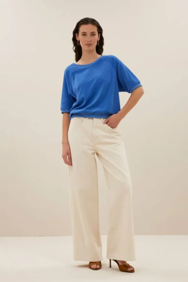 neva slub top | queens blue-By bar Discount