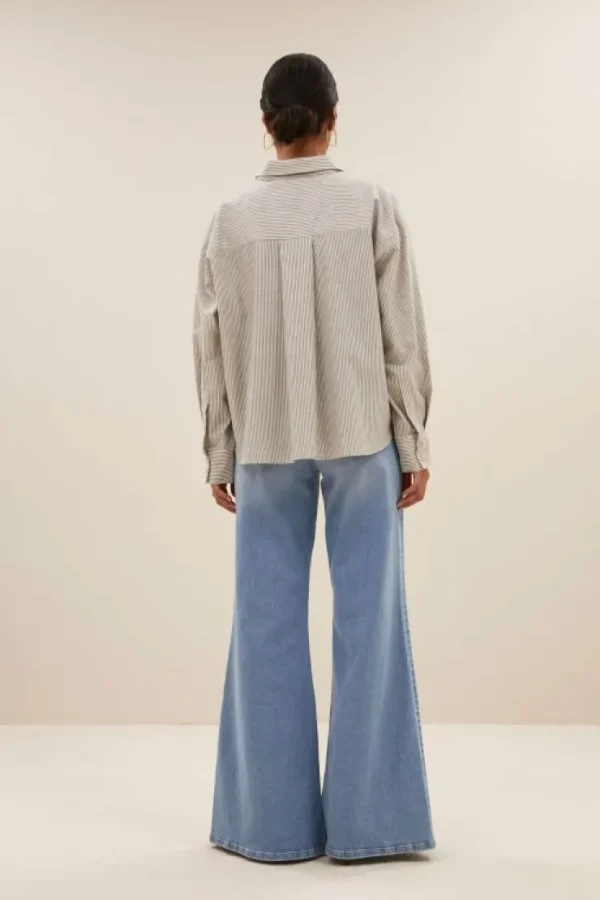nima lurex stripe blouse | -By bar Online