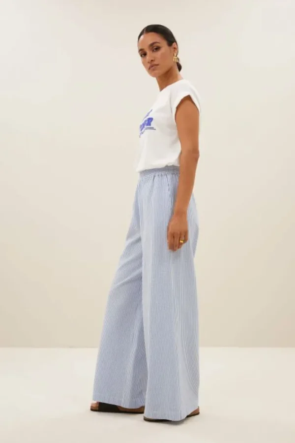 randy stripe pants | blue seer stripe-By bar Best Sale