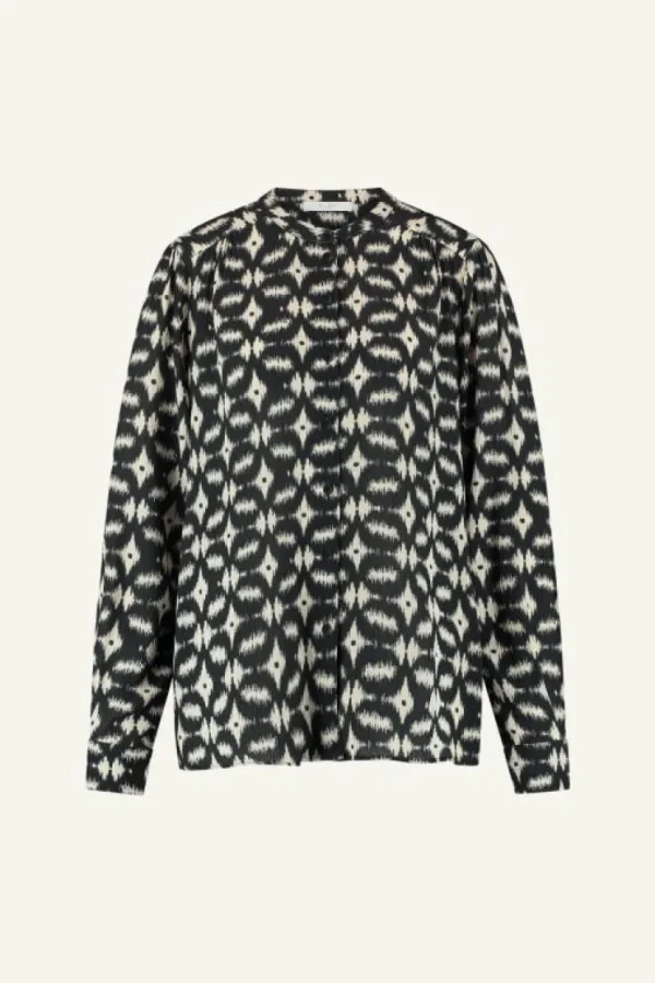 ribbe brisk blouse | brisk print-By bar New