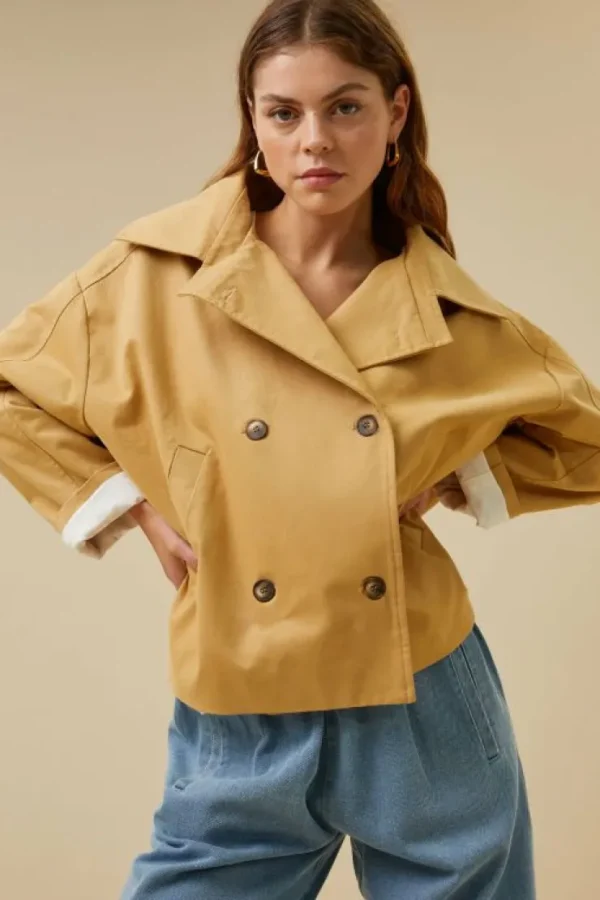 rika cotton coat | -By bar Online